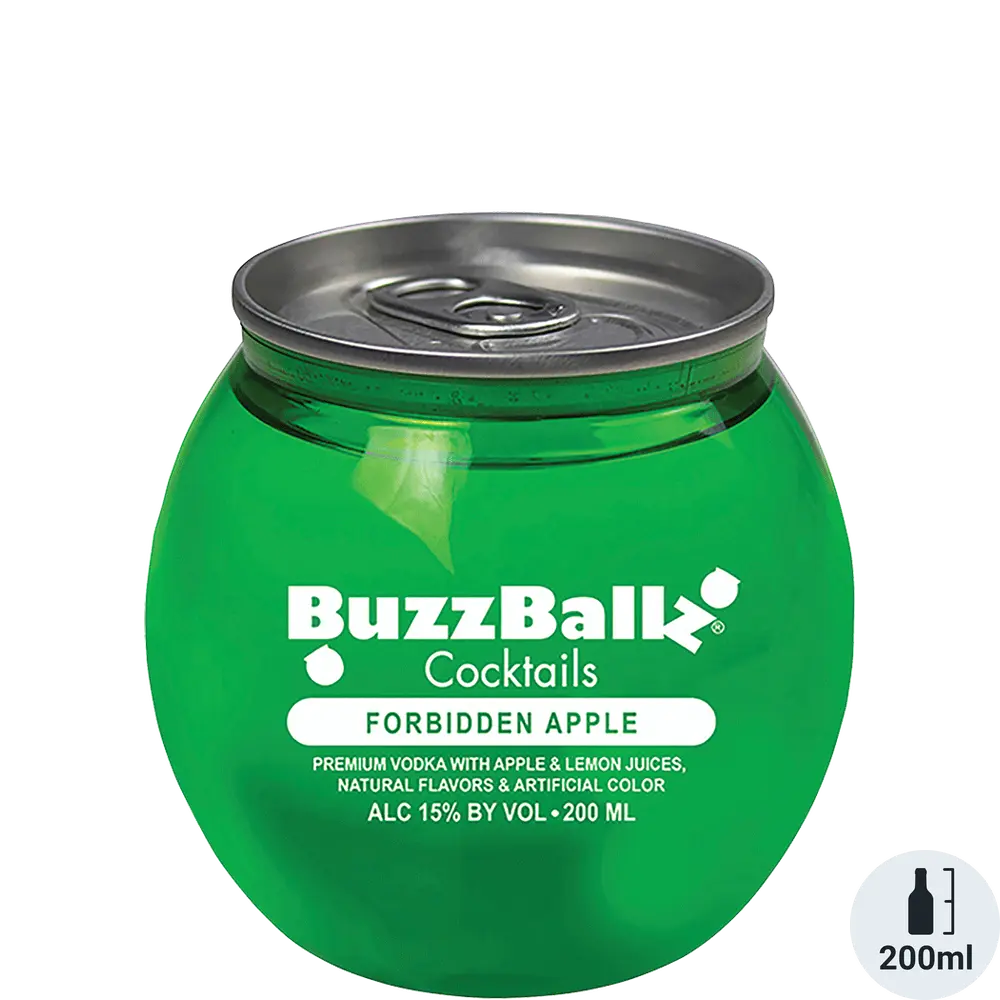 BUZZBALLZ COCKTAILS FORBIDDEN APPLE 200ML