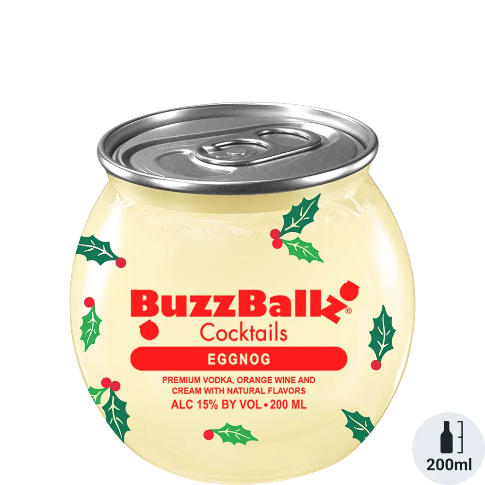 BUZZBALLZ COCKTAILS EGGNOG 200ML