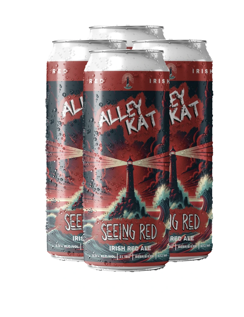 ALLEY KAT SEEING RED IRISH RED ALE 473ML 4PK CAN