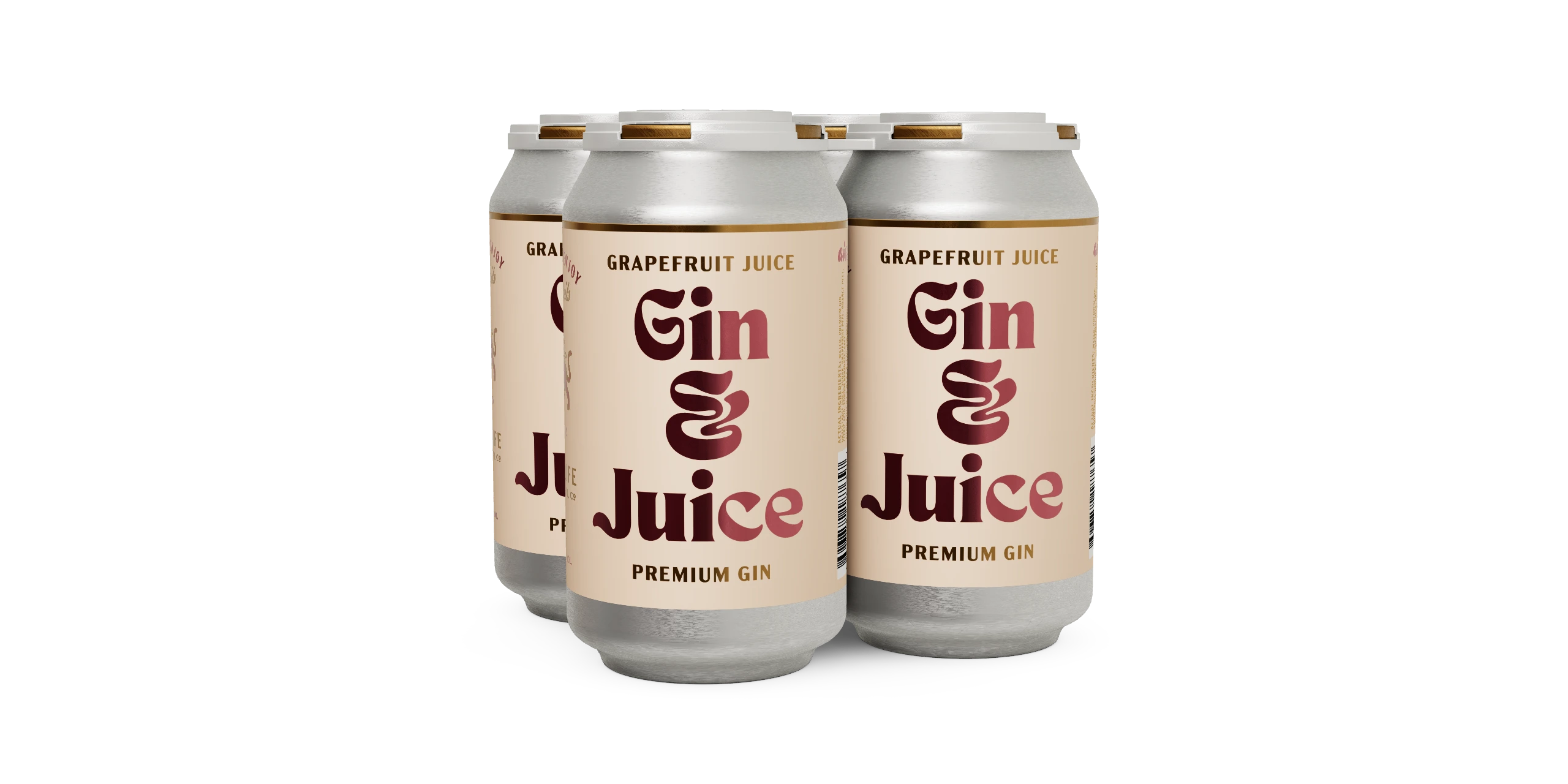 NICE LIFE COCKTAILS GIN & GRAPEFRUIT 355ML 4PK CAN