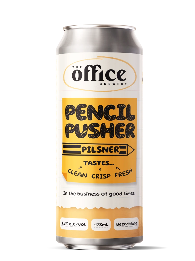 THE OFFICE PENCIL PUSHER PILSNER 473ML CAN