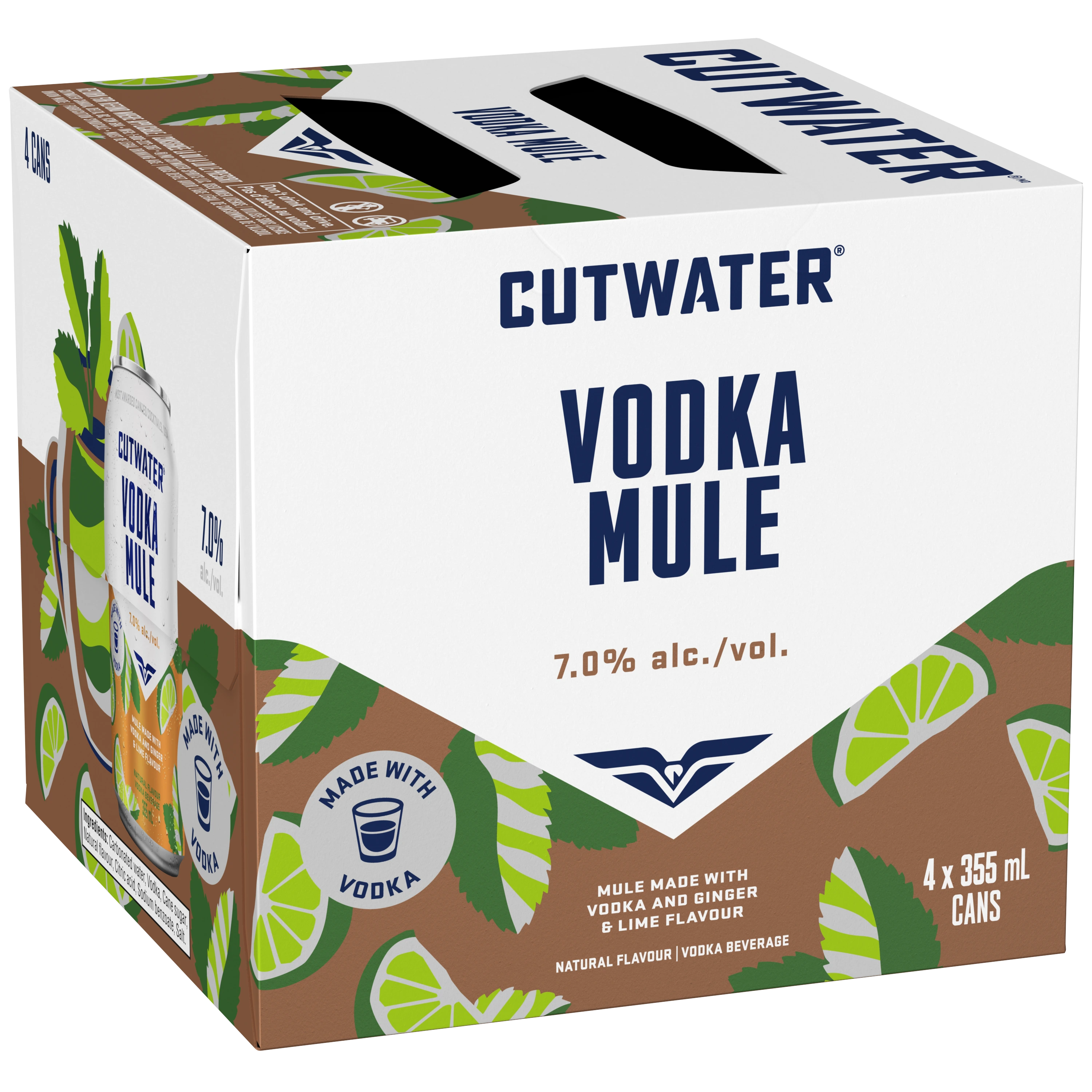 CUTWATER VODKA MULE 355ML 4PK CAN @ Kelowna [1055774]