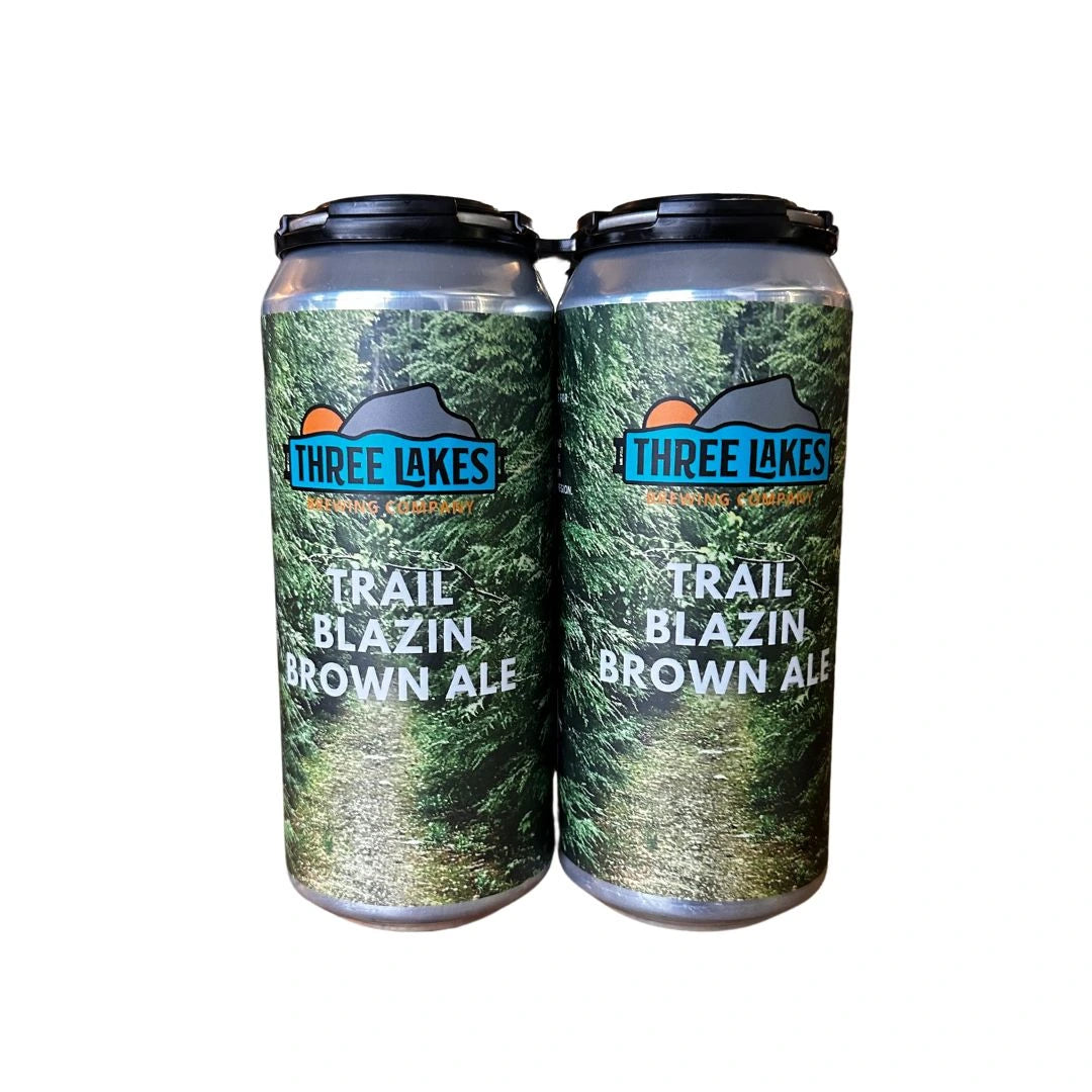 THREE LAKES TRAIL BLAZIN BROWN ALE 473ML 4PK CAN @ Kelowna [1055826]