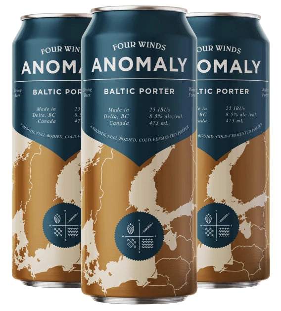 FOUR WINDS ANOMALY BALTIC PORTER 473ML 4PK CAN @ Kelowna [1055986]