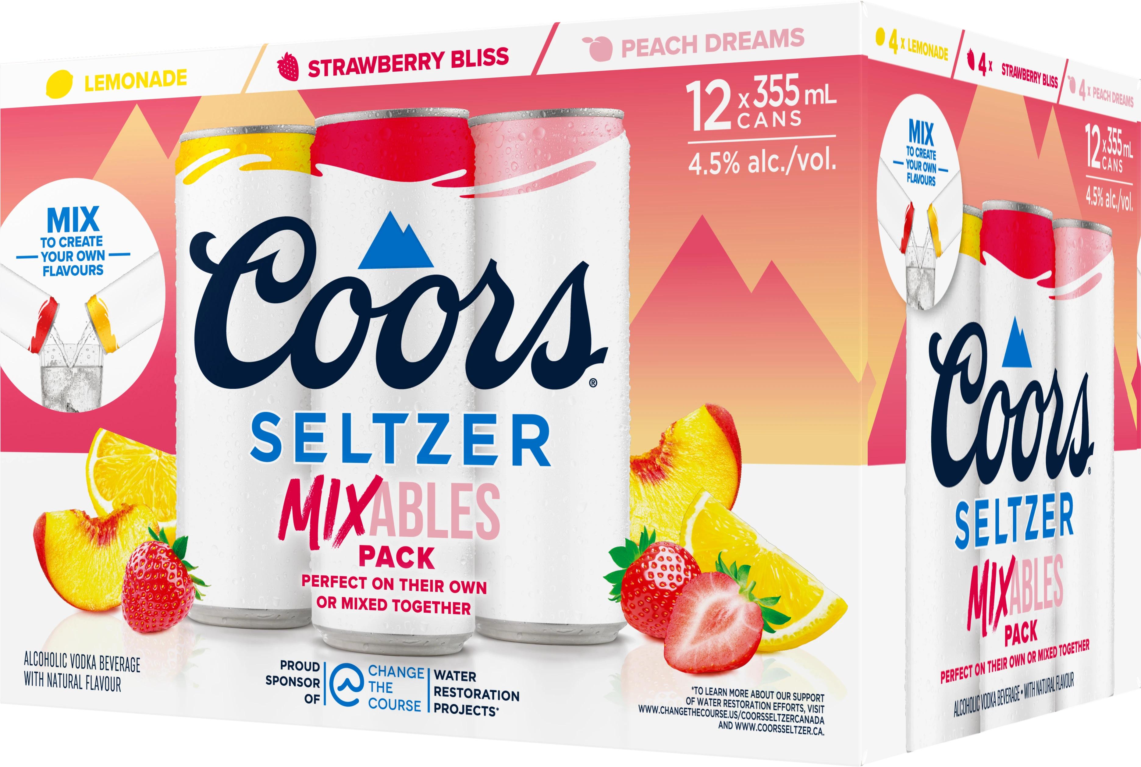 COORS SELTZER MIXABLES PACK 355ML 12PK CAN @ Kelowna [1056051]