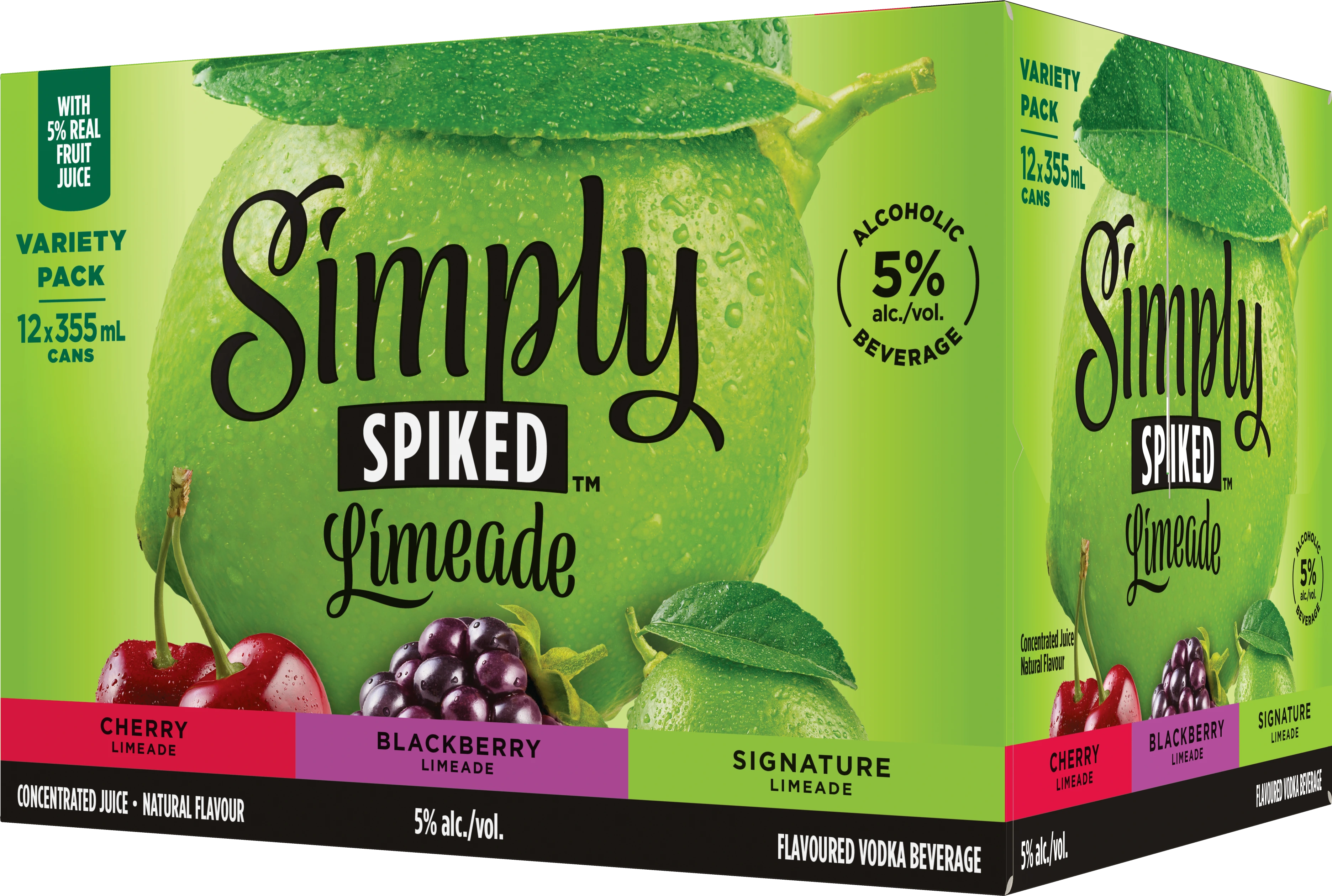 SIMPLY SPIKED LIMEADE VARIETY PACK 355ML 12PK CAN @ Kelowna [1056054]