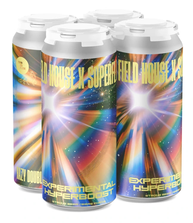 FIELD HOUSE X SUPERFLUX HYPERBOOST HAZY DIPA 473ML 4PK CAN @ Kelowna [1056122]