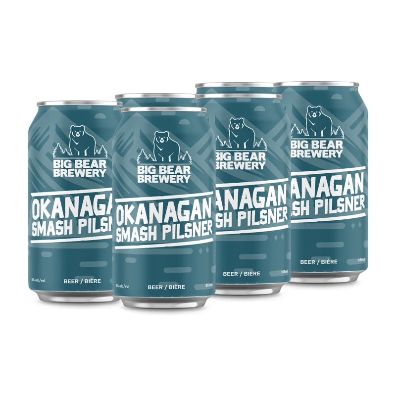 BIG BEAR OKANAGAN SMASH PILSNER 355ML 6PK CAN @ Kelowna [1056179]