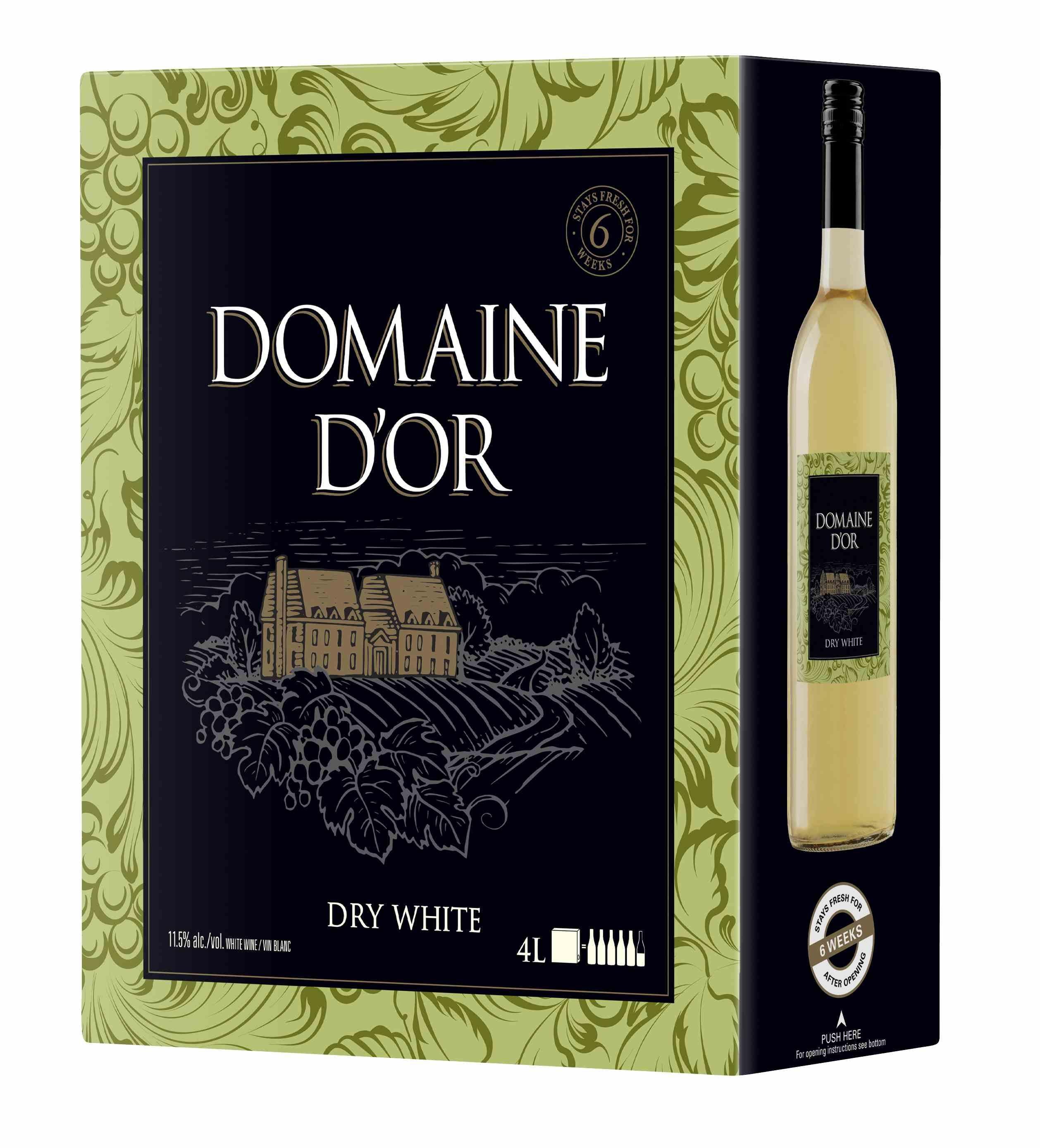 DOMAINE D'OR WHITE 4L @ Kelowna [1000025]