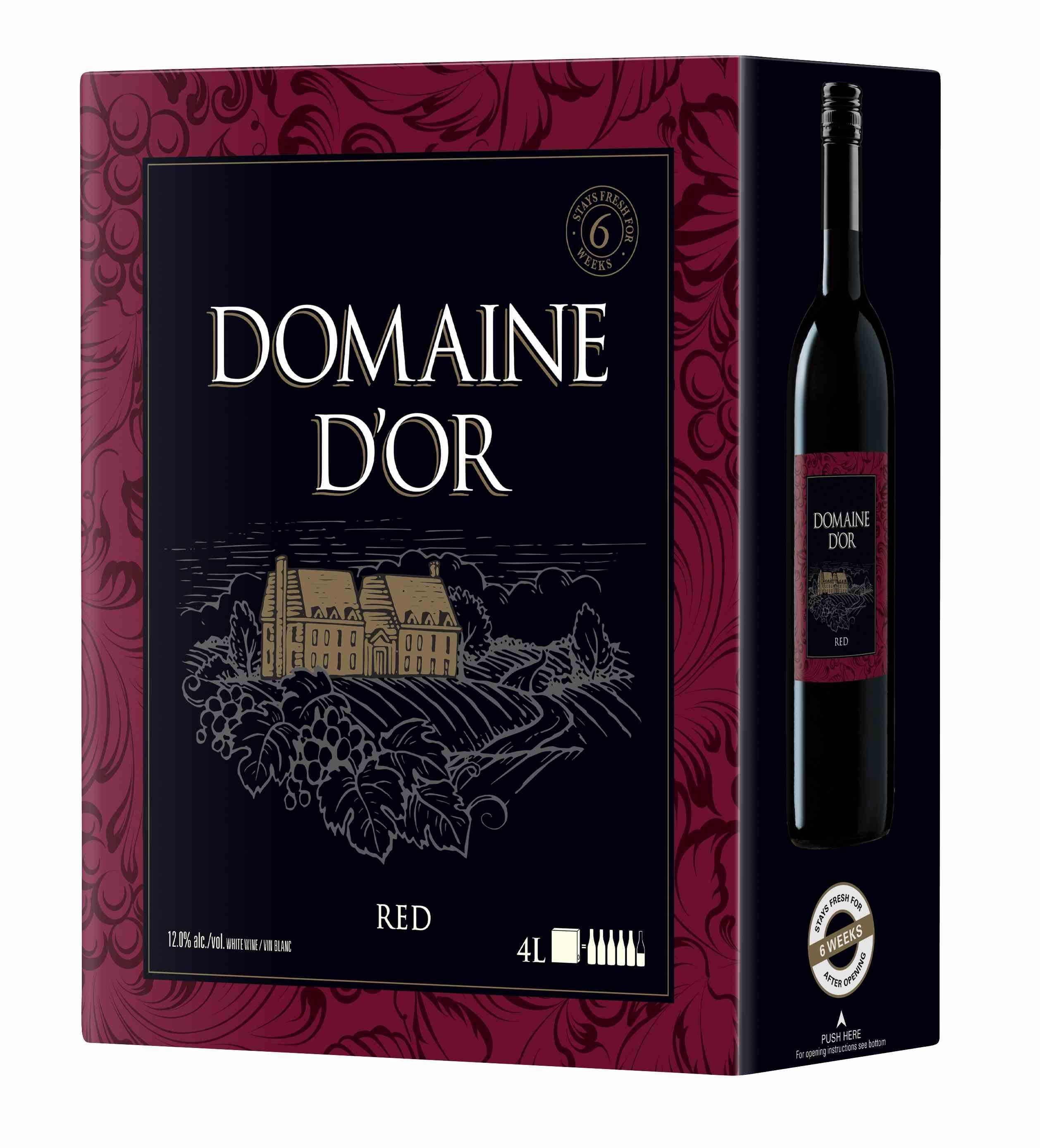 DOMAINE D'OR RED BLEND 4L @ Kelowna [1000036]