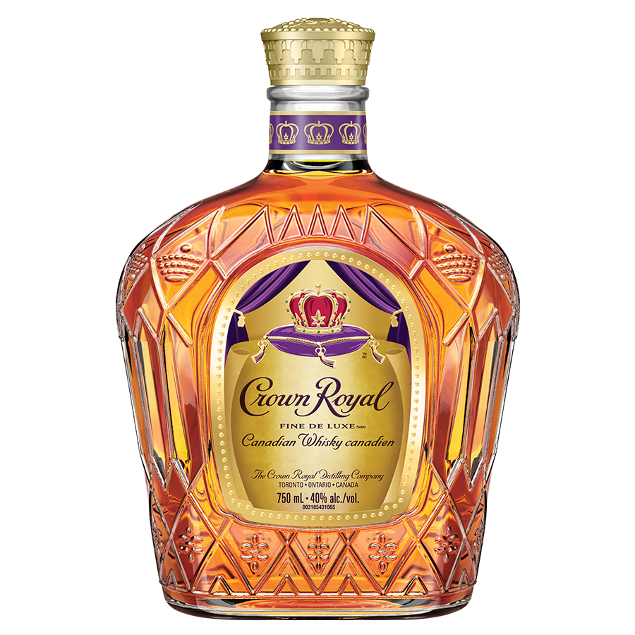 CROWN ROYAL CANADIAN WHISKY 750ML @ MacTaggart Ridge [1000124]