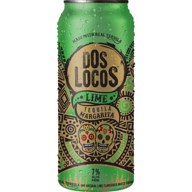 DOS LOCOS TEQUILA & LIME 440ML CAN @ Deerfoot City [1000127]