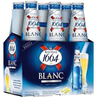 KRONENBOURG 1664 BLANC 330ML 6PK BT @ Sage Hill [1000139]