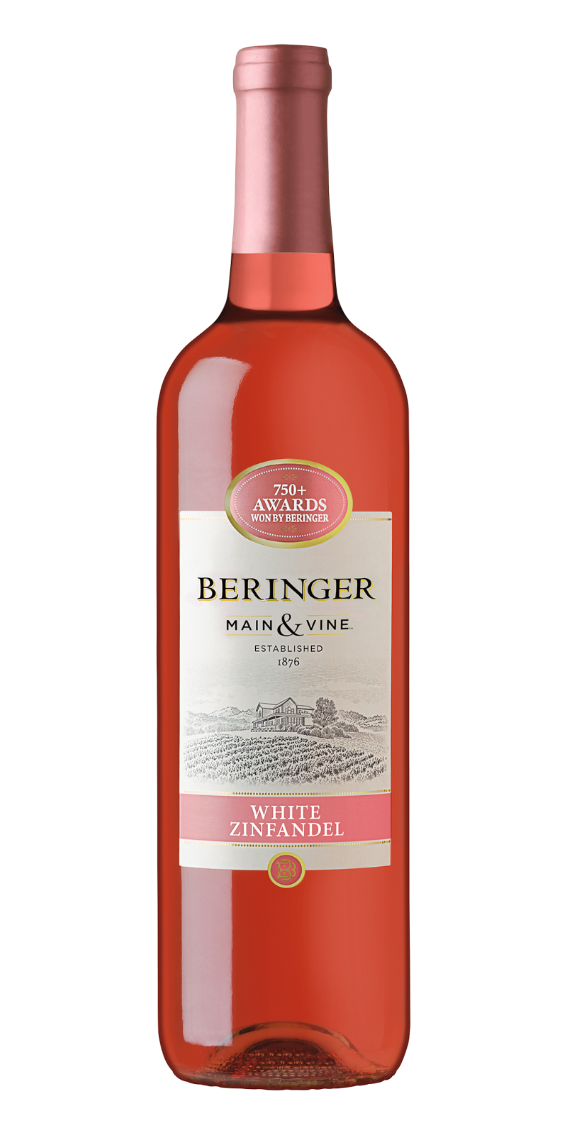 BERINGER MAIN & VINE WHITE ZINFANDEL 750ML @ Kelowna [1000265]