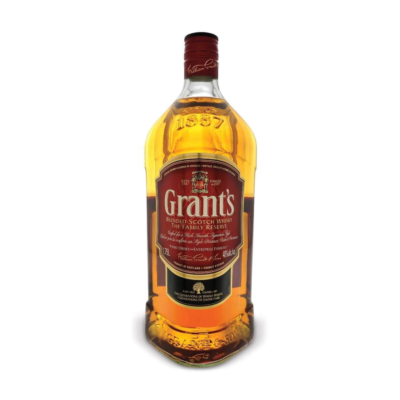 GRANTS FAMILY RESERVE BLENDED SCOTCH WHISKY 1.75L @ Lethbridge [1000273]