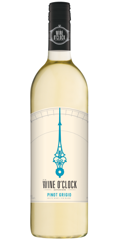 WINE O CLOCK PINOT GRIGIO 750ML @ Emerald Hills [1000314]