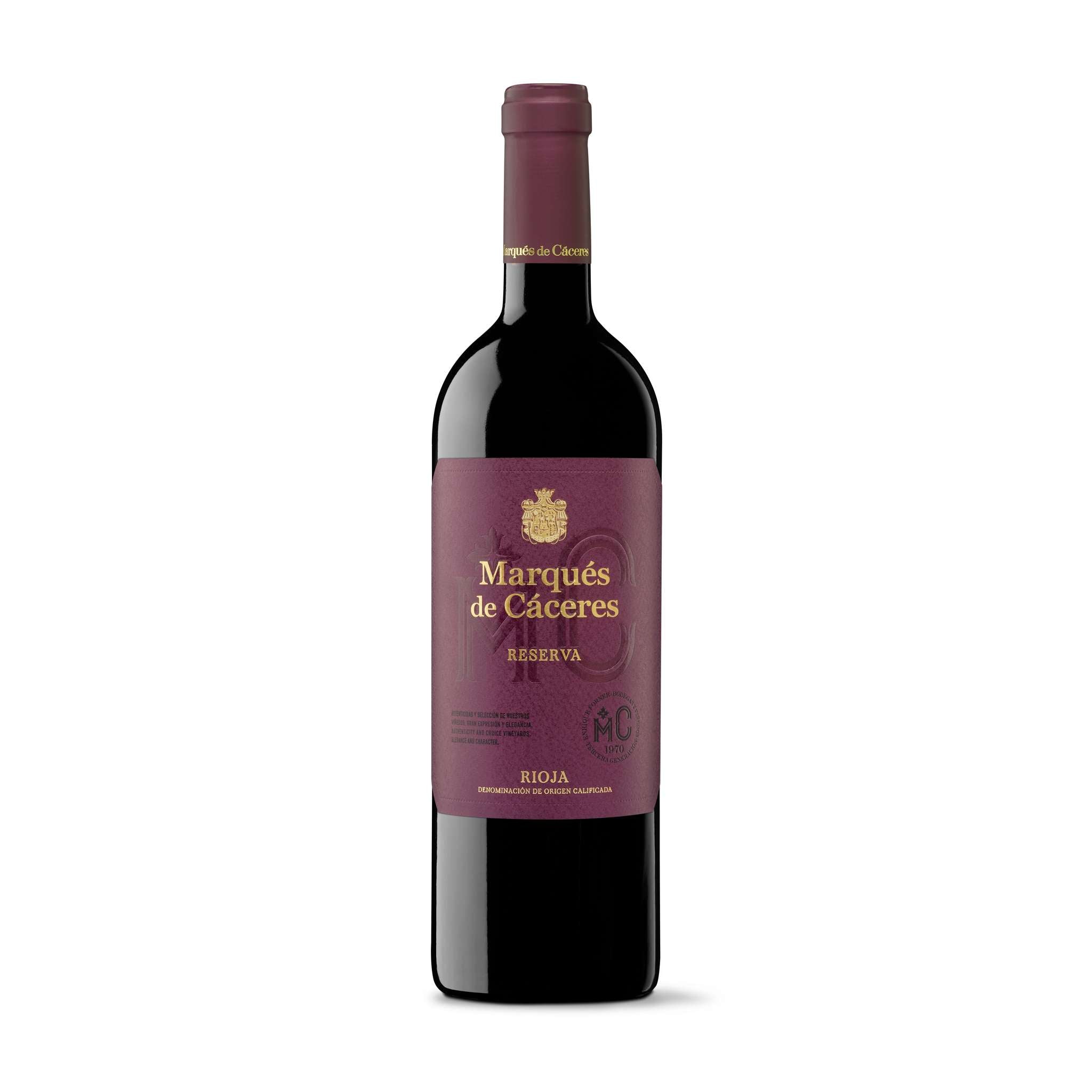 MARQUES DE CACERES RESERVE 750ML @ Lethbridge [1000362]