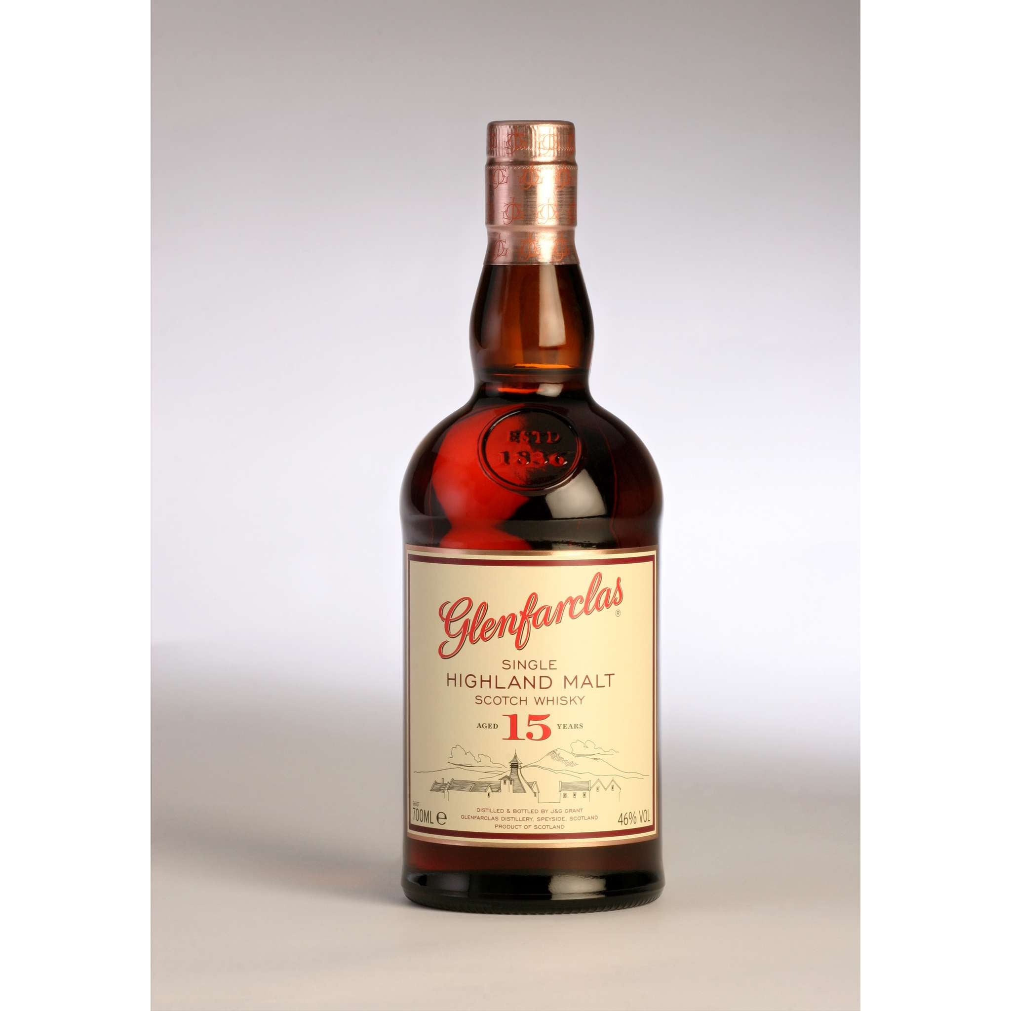 GLENFARCLAS 15YR SINGLE MALT SCOTCH WHISKY 700ML @ Southgate [1000499]