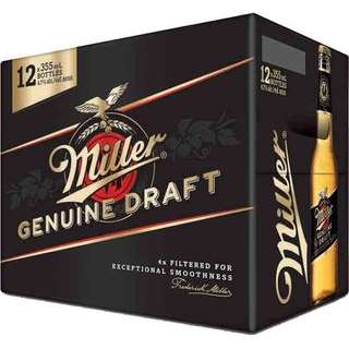 MILLER GENUINE DRAFT 355ML 12PK BT @ Southgate [1000753]