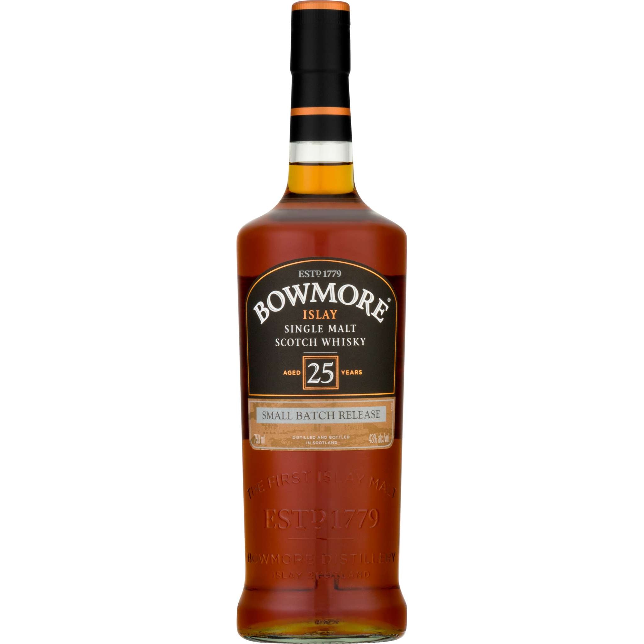 BOWMORE 25YR SINGLE MALT SCOTCH WHISKY 750ML @ Kelowna [1000768]