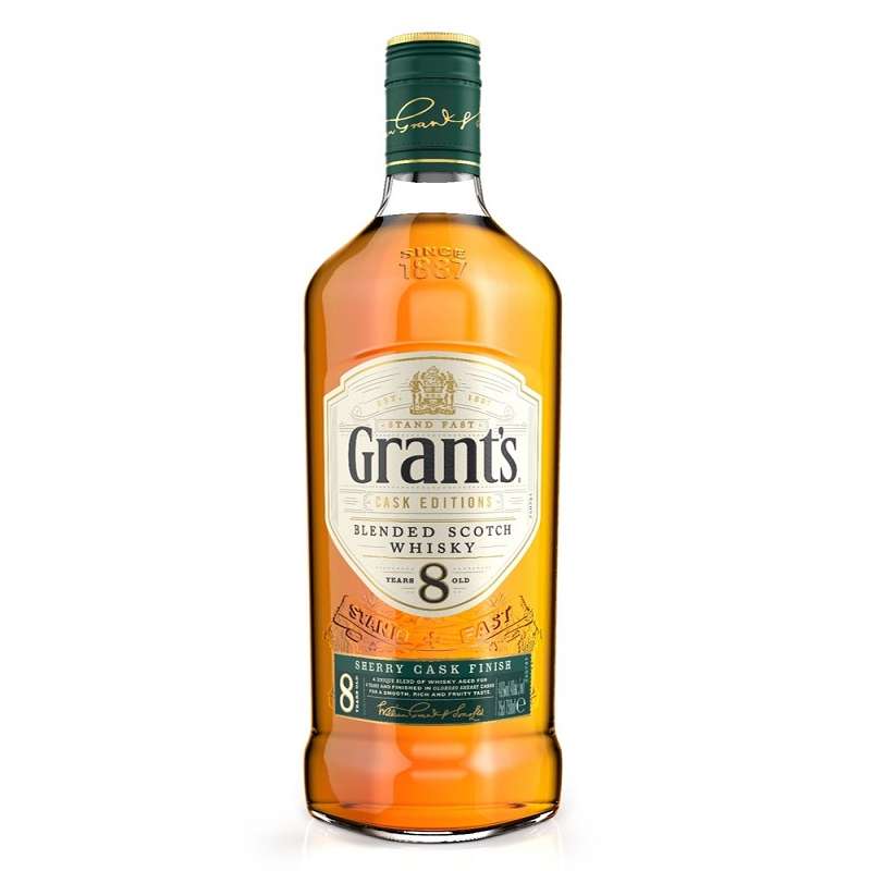 GRANTS SHERRY CASK 8YR BLENDED SCOTCH WHISKY 750ML @ Kelowna [1000909]