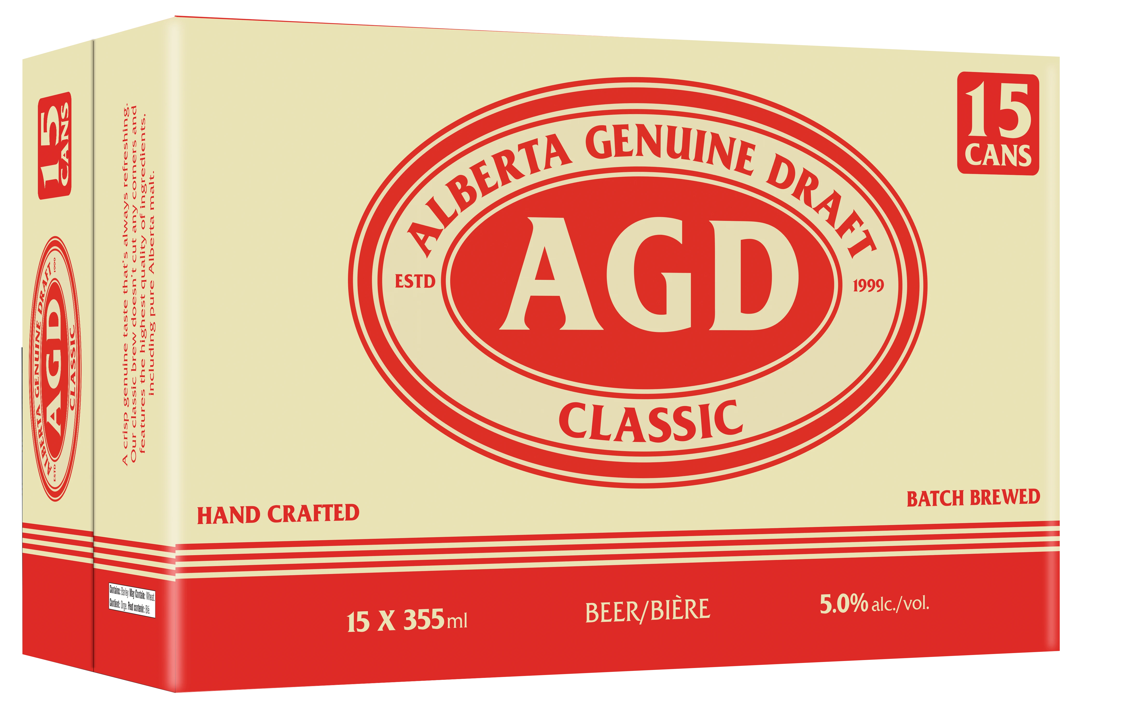 ALBERTA GENUINE DRAFT 355ML 15PK CAN @ Kelowna [1001049]