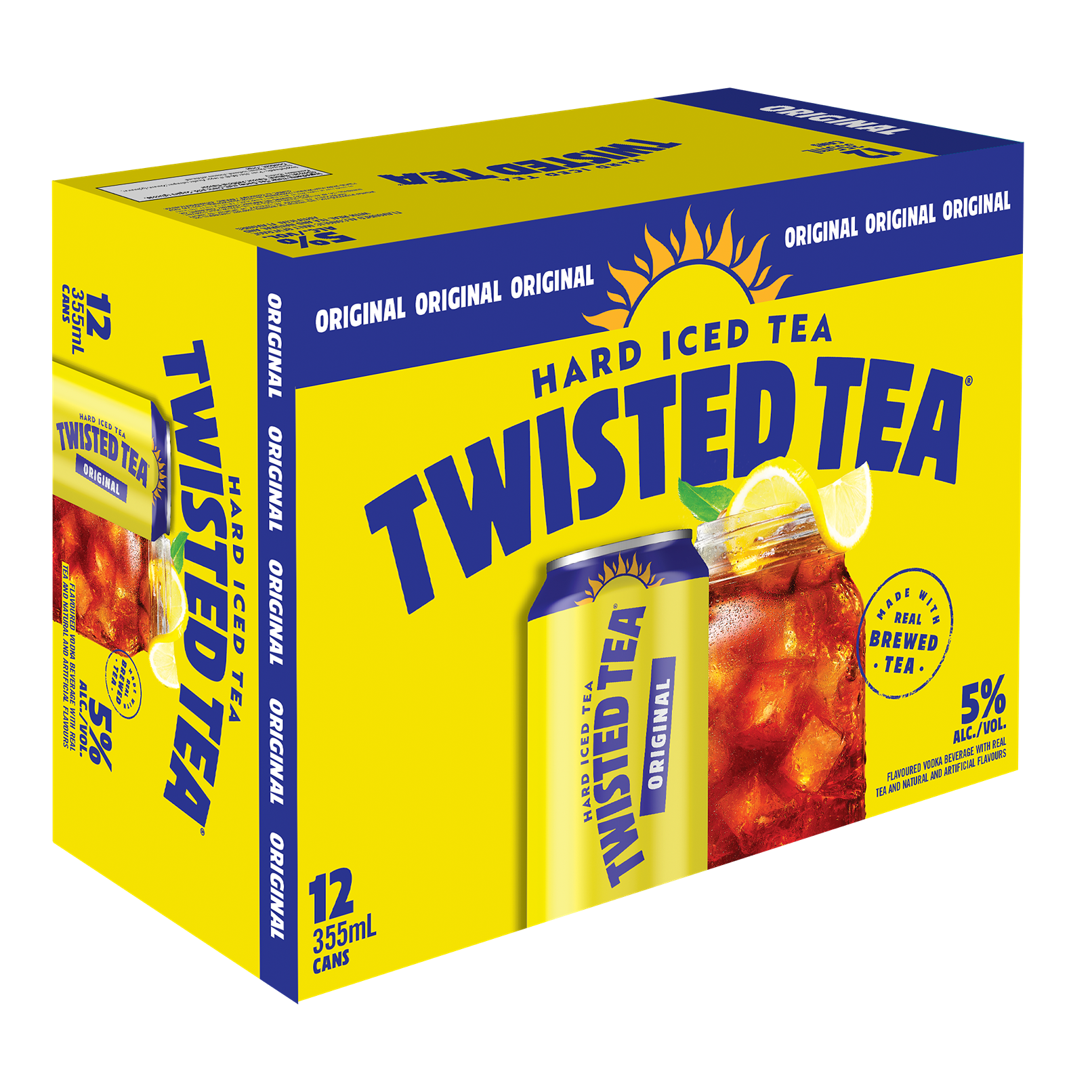 TWISTED TEA ORIGINAL 355ML 12PK CAN @ St. Albert [1001222]