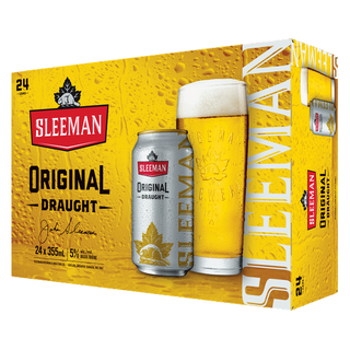 SLEEMAN ORIGINAL DRAUGHT 355ML 24PK CAN @ Kelowna [1001512]