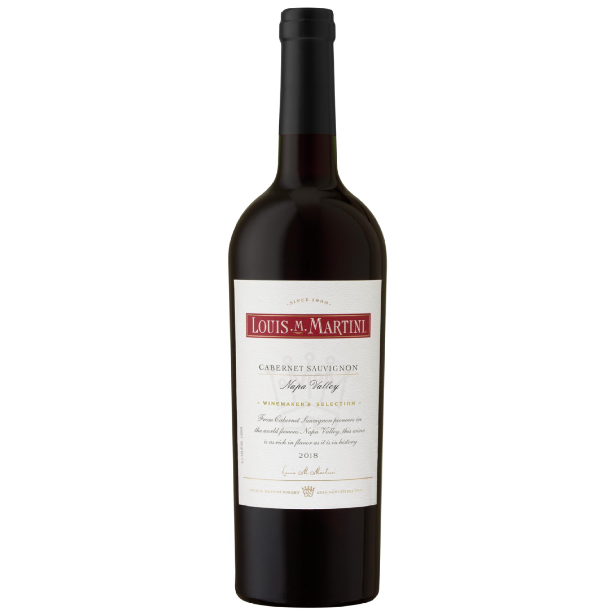 LOUIS MARTINI NAPA VALLEY CABERNET SAUVIGNON 750ML @ Kelowna [1001562]