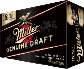 MILLER GENUINE DRAFT 355ML 15PK CAN @ Kelowna [1001715]