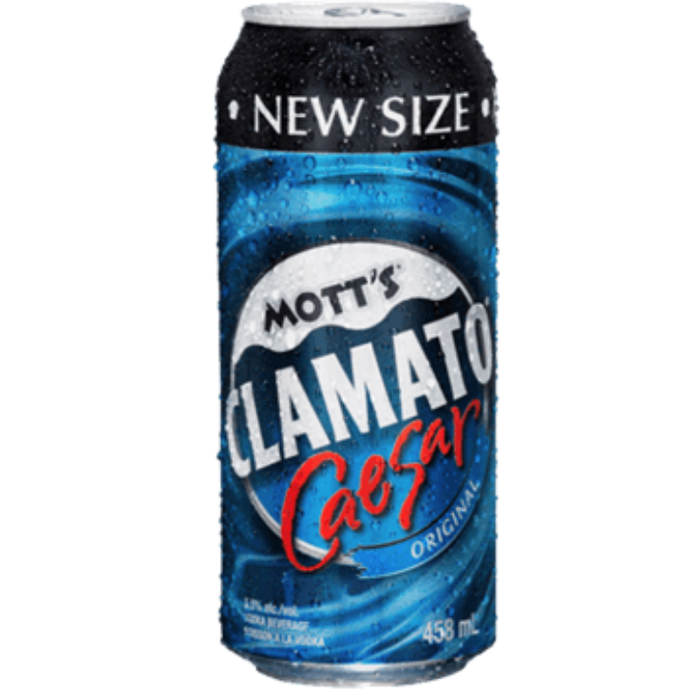 MOTTS CLAMATO CAESAR ORIGINAL 458ML CAN @ Kelowna [1001916]