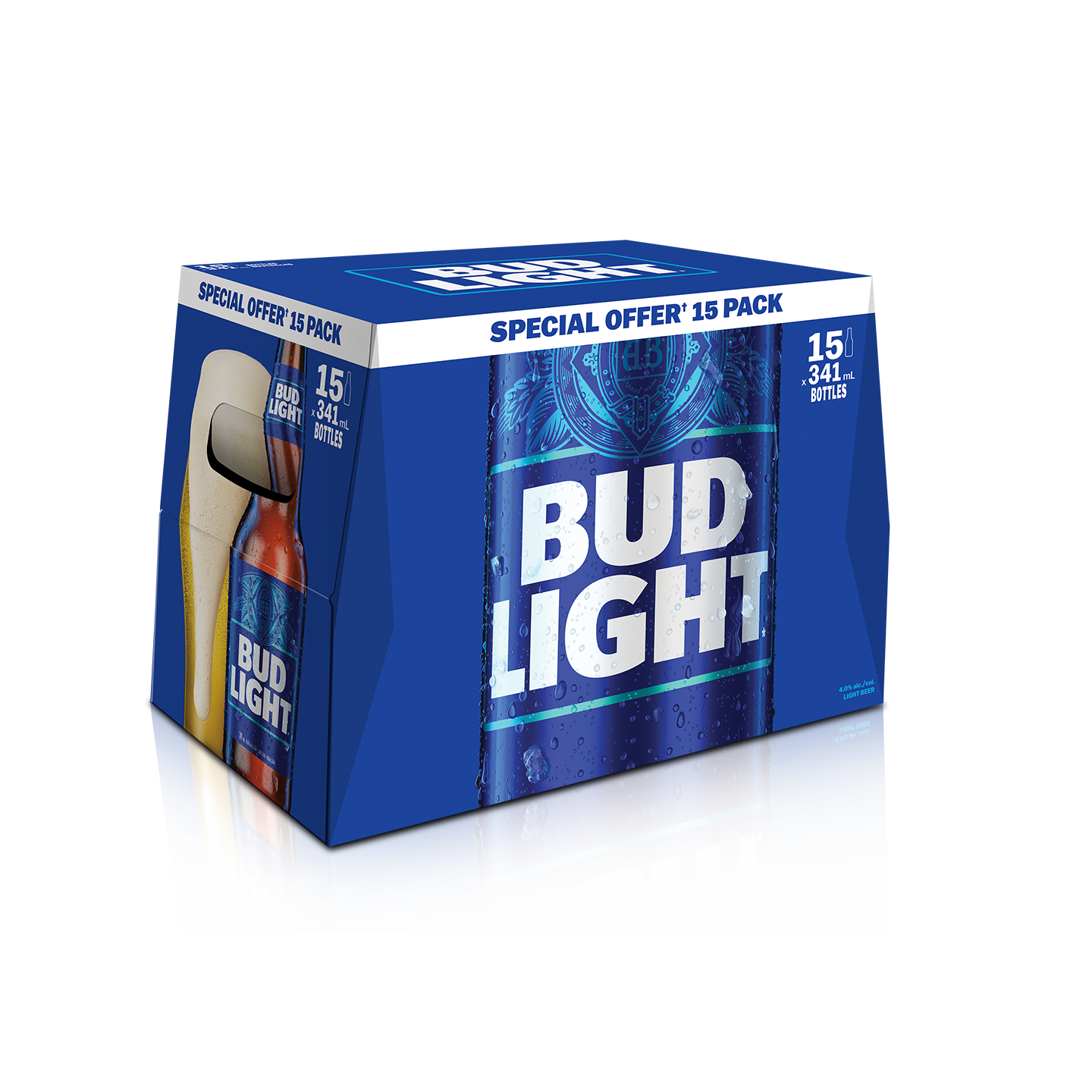 BUD LIGHT 341ML 15PK BT @ Sage Hill [1001986]