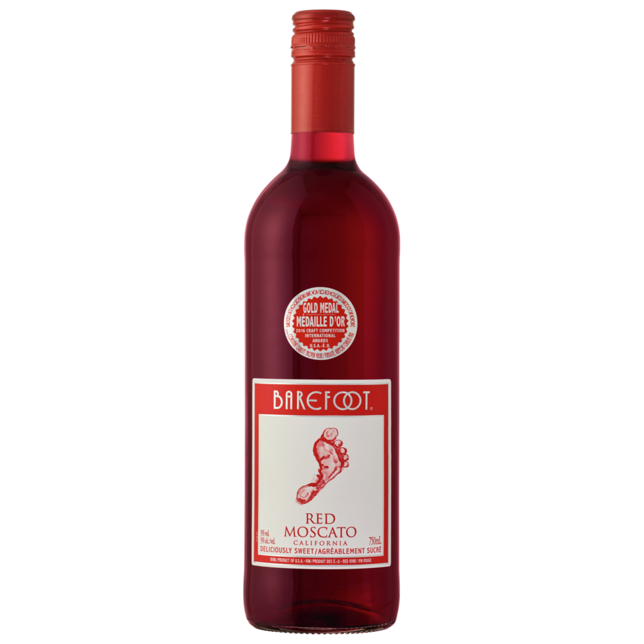 BAREFOOT RED MOSCATO 750ML @ Signal Hill [1002104]