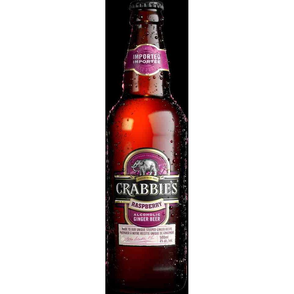 CRABBIES RASPBERRY GINGER BEER 500ML BT @ Kelowna [1002233]