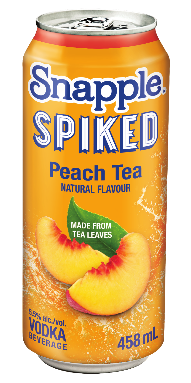 SNAPPLE SPIKED PEACH TEA 458ML CAN @ Kelowna [1002377]