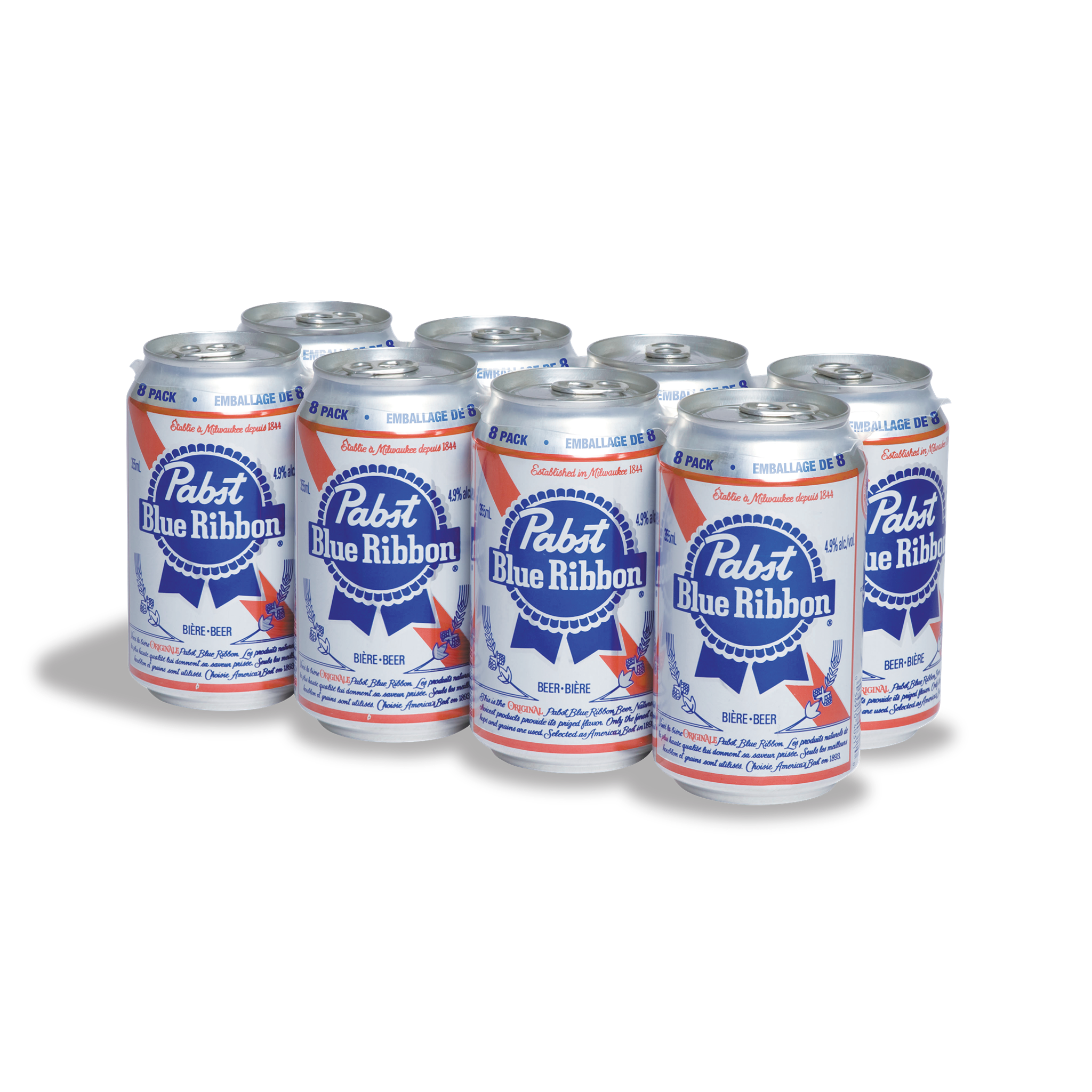 PABST BLUE RIBBON 355ML 8PK CAN @ Emerald Hills [1002379]