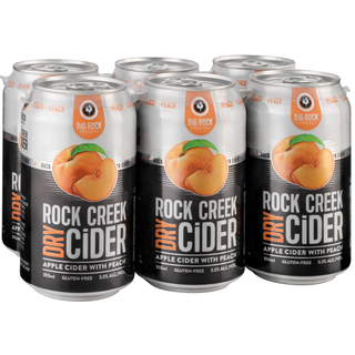 ROCK CREEK PEACH CIDER 355ML 6PK CAN @ Kelowna [1002626]