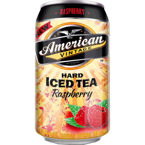 AMERICAN VINTAGE RASPBERRY ICED TEA 355ML 6PK CAN @ Kelowna [1002678]