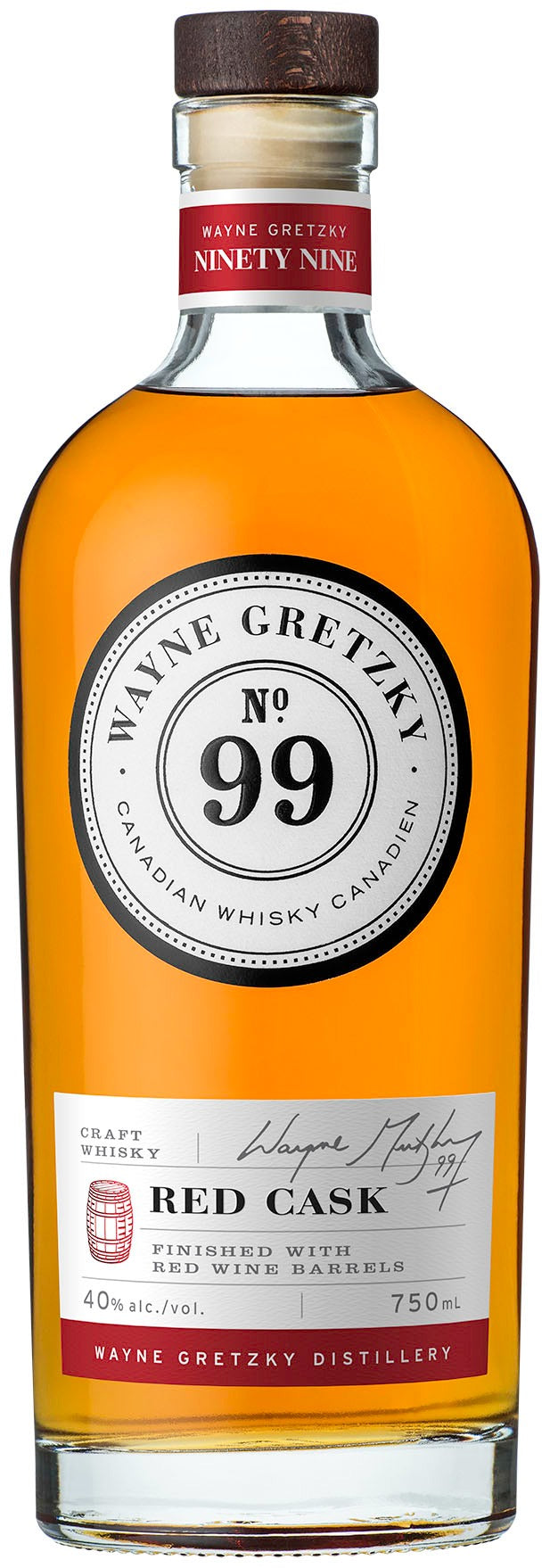 WAYNE GRETZKY NO 99 RED CASK WHISKY 750ML @ Kelowna [1002885]