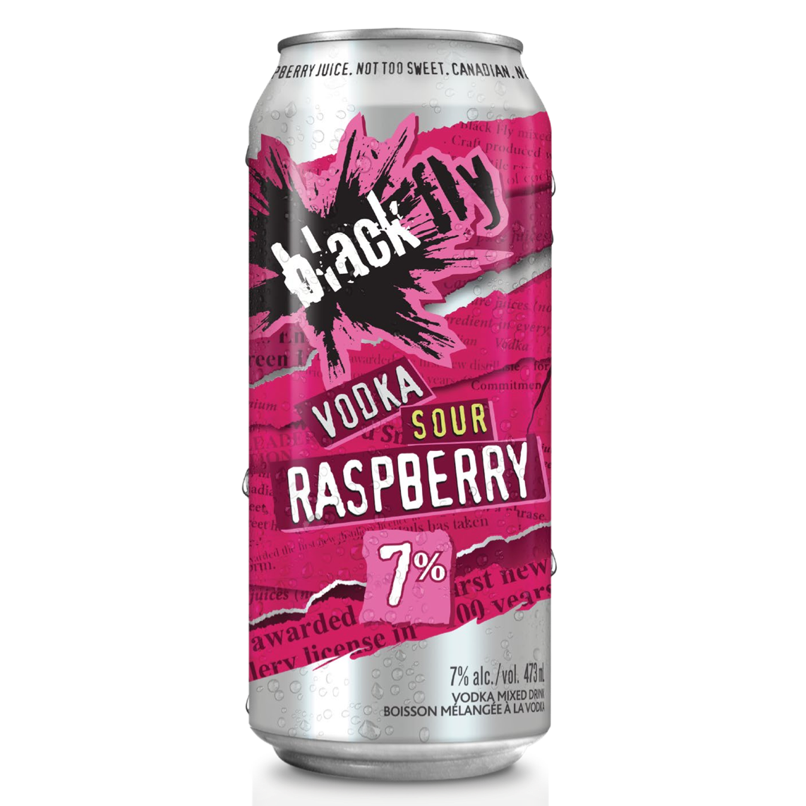 BLACK FLY VODKA SOUR RASPBERRY 473ML CAN @ Kelowna [1003079]