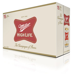 MILLER HIGH LIFE 355ML 15PK CAN @ Kelowna [1003300]