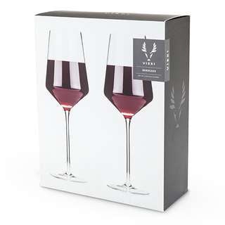 VISKI RAYE GLASS BORDEAUX 2PC @ Windermere [1003774]