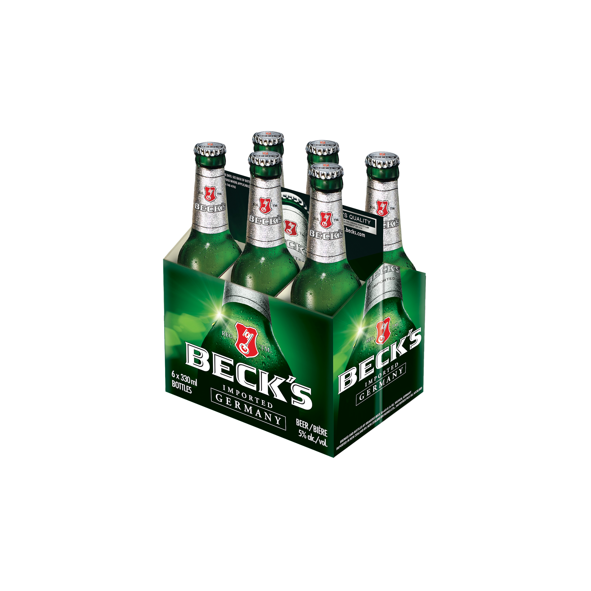 BECKS LAGER 330ML 6PK BT @ Kelowna [1004184]