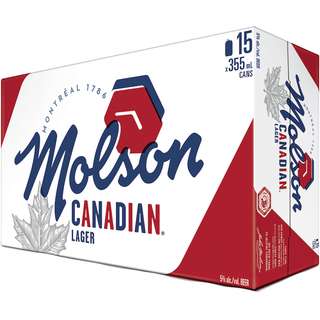 MOLSON CANADIAN 355ML 15PK CAN @ Kelowna [1004186]