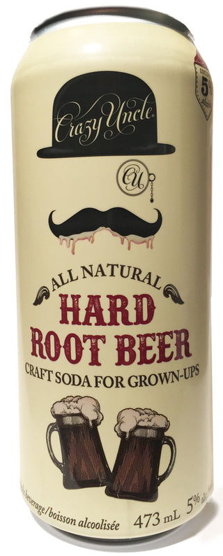 CRAZY UNCLE HARD ROOT BEER 473ML CAN @ Kelowna [1004388]