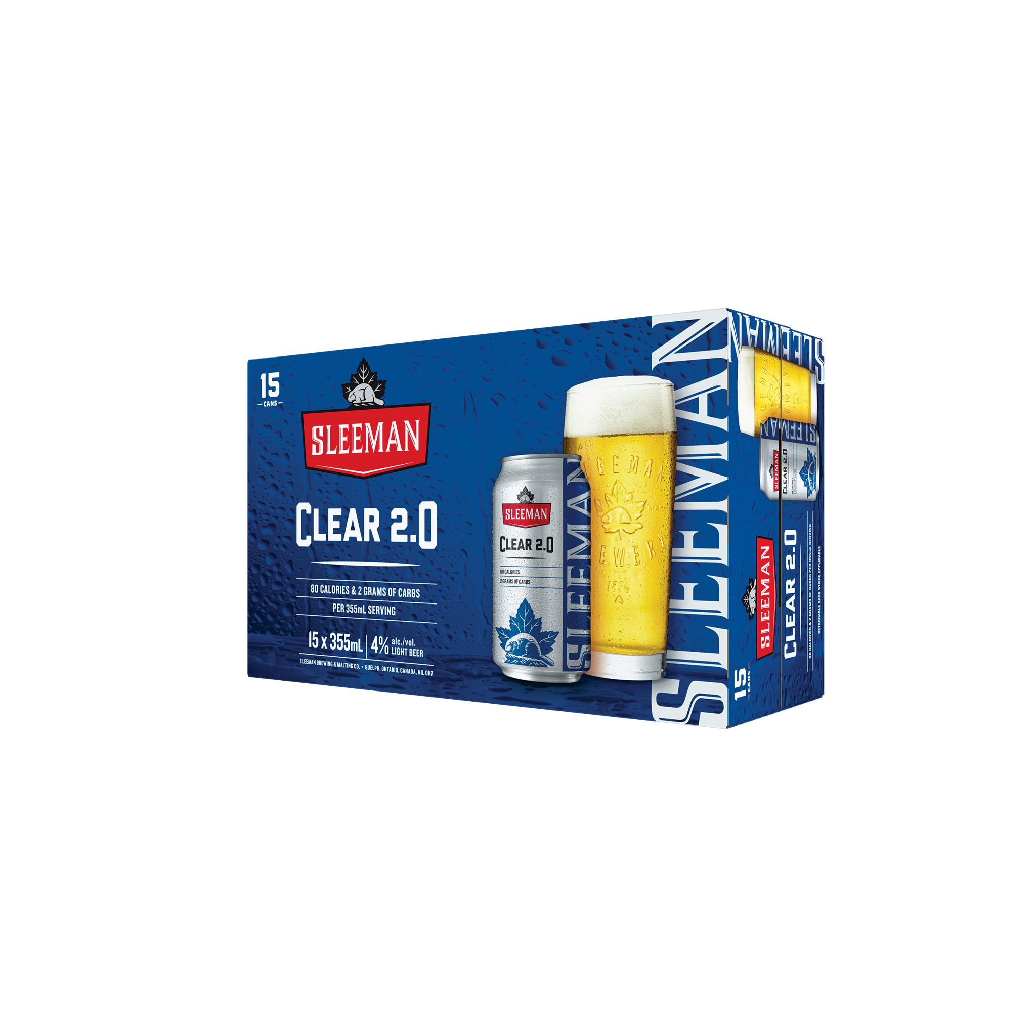 SLEEMAN CLEAR 355ML 15PK CAN @ Kelowna [1004426]