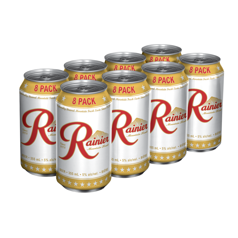 RAINIER 355ML 8PK CAN @ Kelowna [1004427]