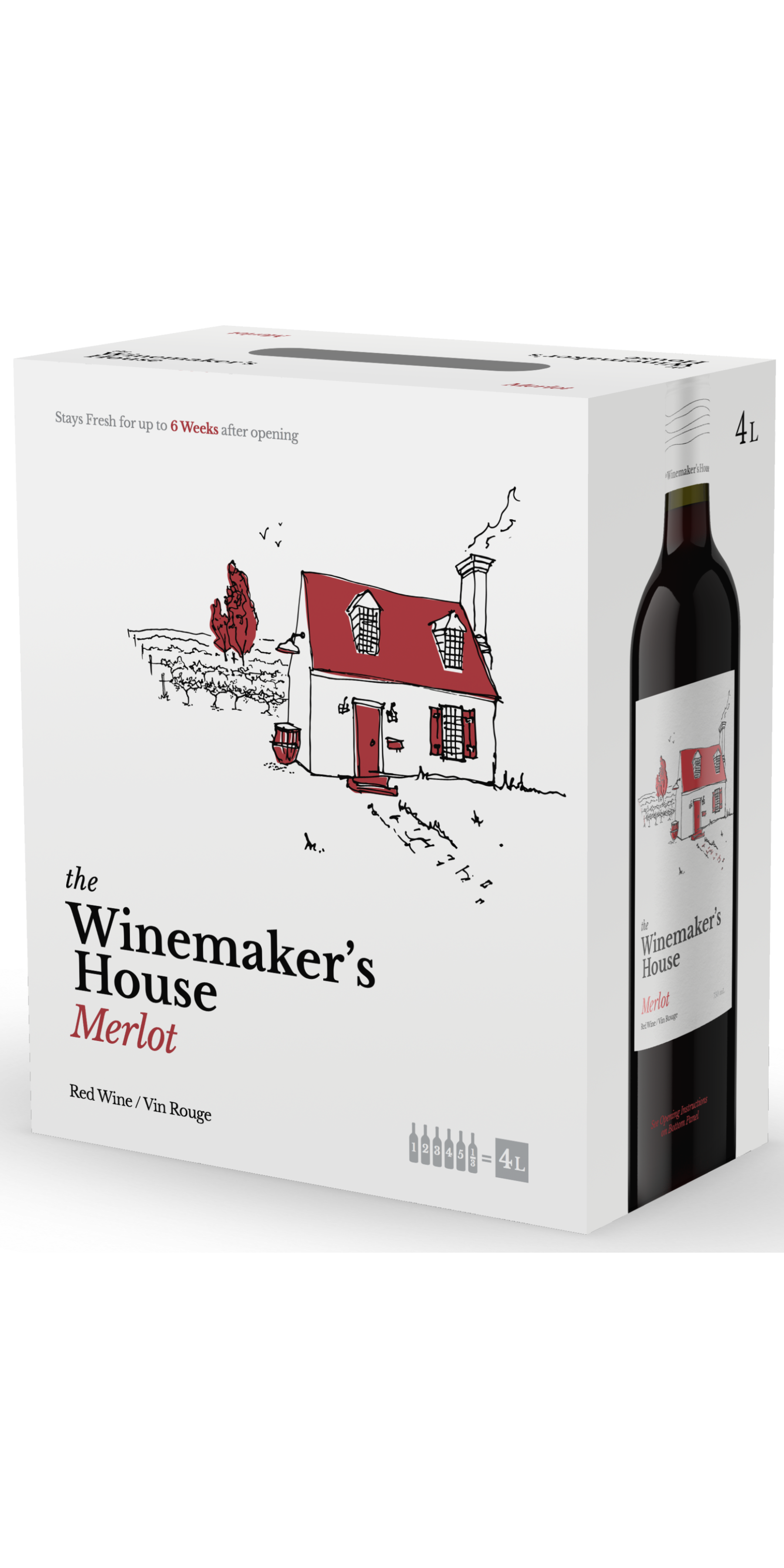 THE WINEMAKERS HOUSE MERLOT 4L @ Kelowna [1005050]