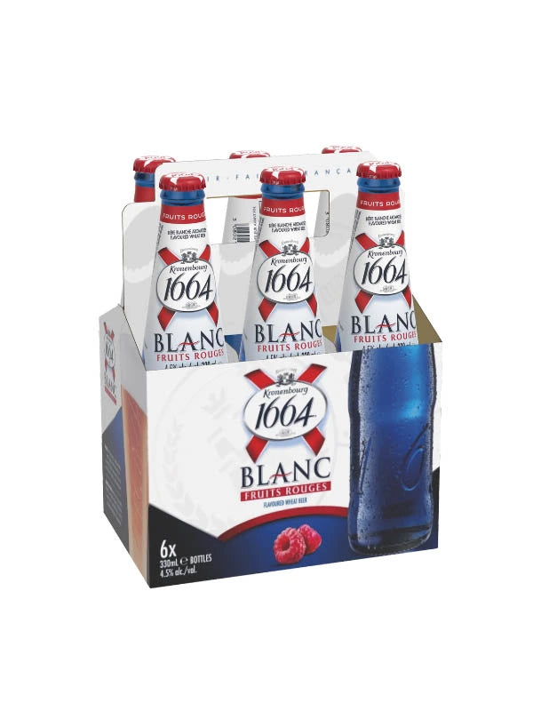 KRONENBOURG 1664 BLANC FRUIT ROUGE 330ML 6PK BT @ Kelowna [1005275]