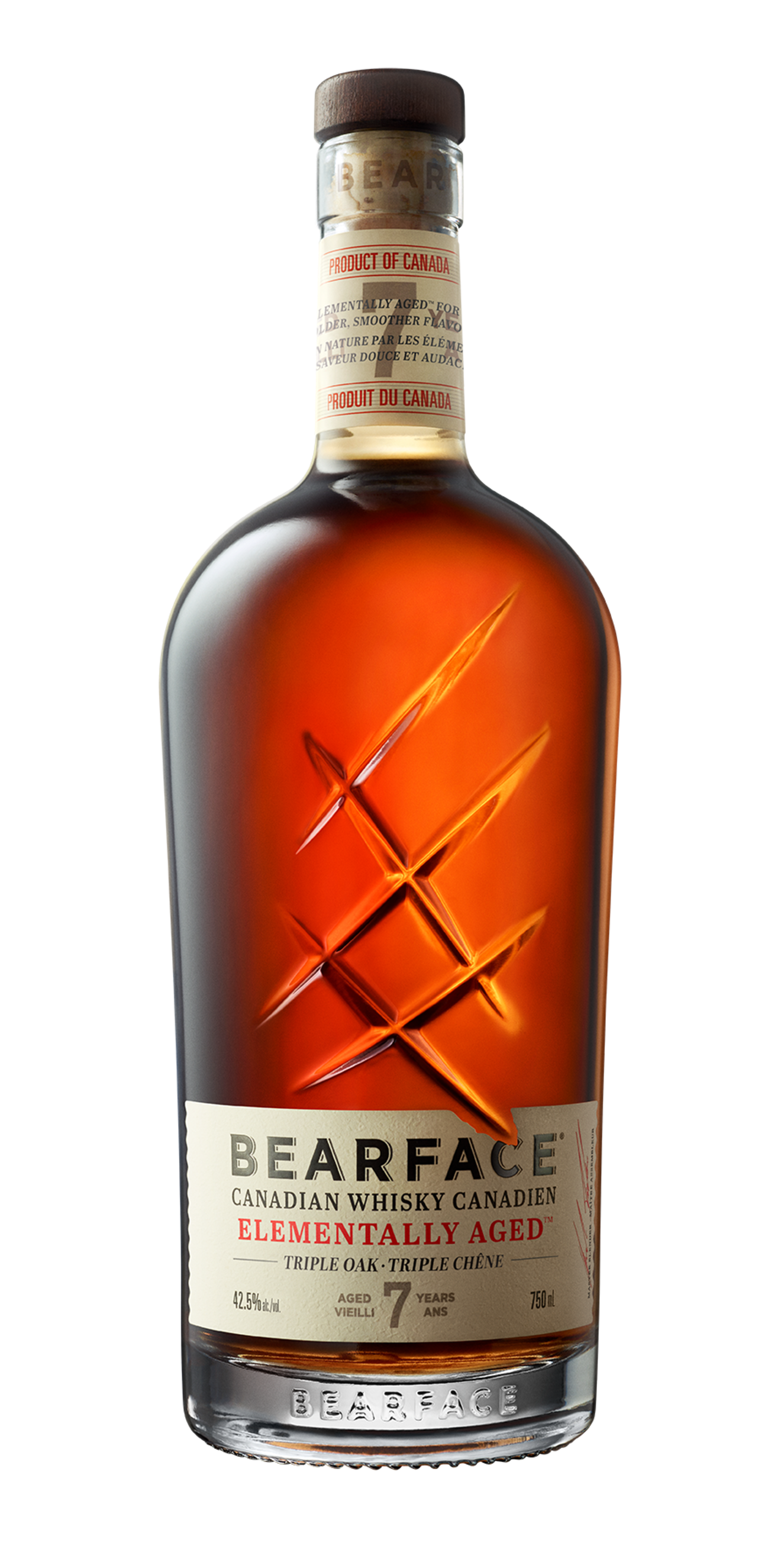 BEARFACE 7YR TRIPLE OAK CANADIAN WHISKY 750ML @ Kelowna [1005673]